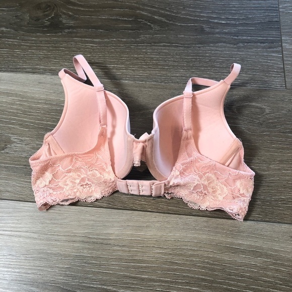 Maidenform Light Pink Underwire Lace Bra Womens Size 34B Comfort Devotion - Picture 2 of 5